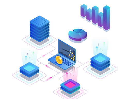 Illustration of connected network